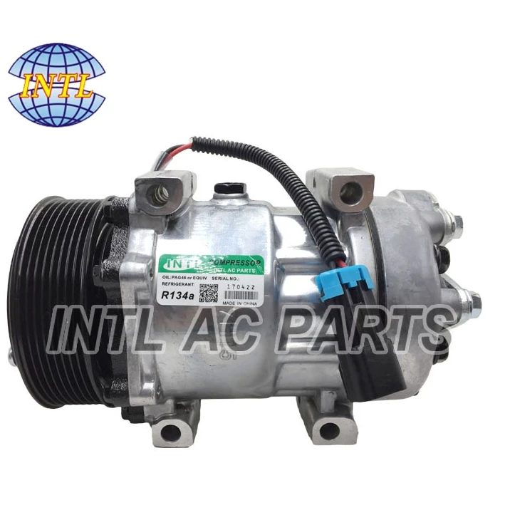 for Sanden 7H15 7S15 709 SD709 SD7H15 auto ac compressor for International Navistar truck
