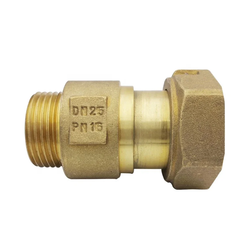 brass check valve for water meter connector 1inch Hydraulic valve