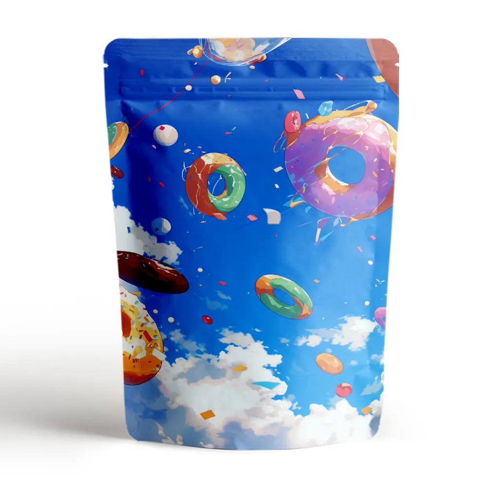 Custom aluminum foil stand up  packing pouch roasted nuts seed food packaging mylar bags for dried fruit snacks with zipper