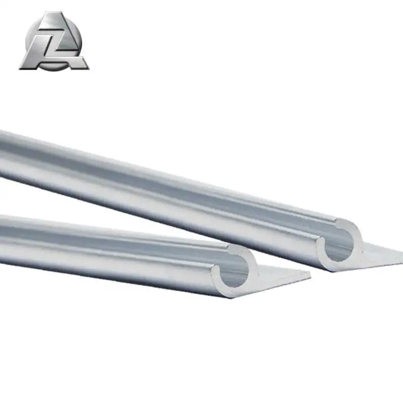 ZJD-KS104 aluminum profile keder flanged awning rail connector use for swimming pool