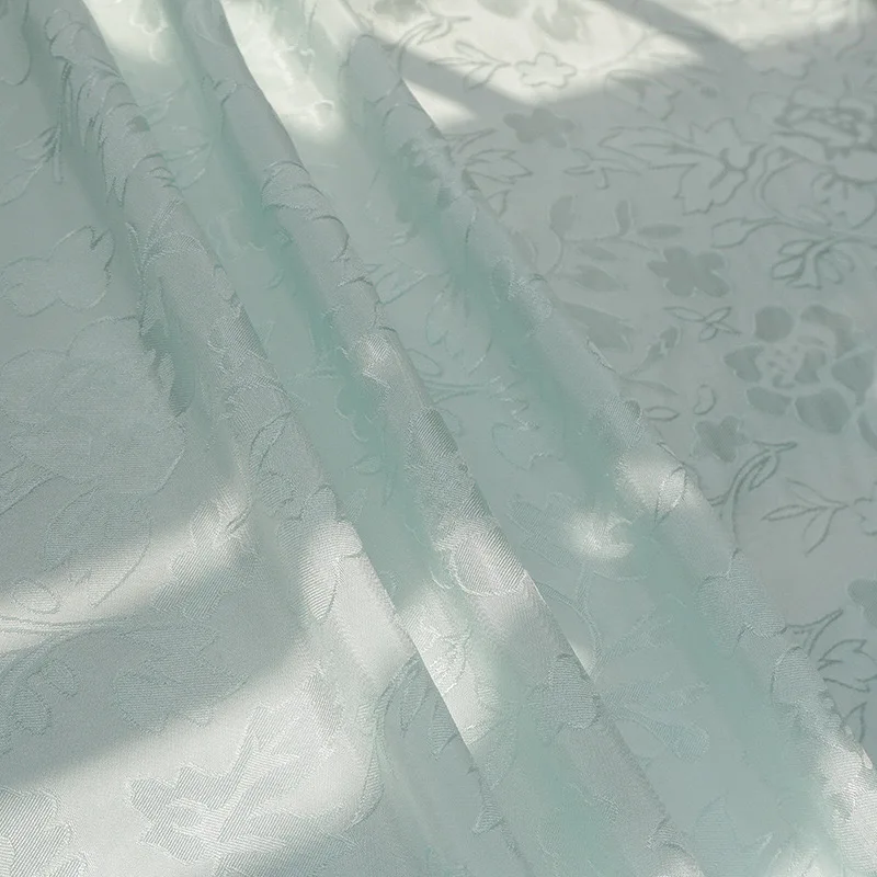 Jacquard sand washed rayon fabric Used for classic dress