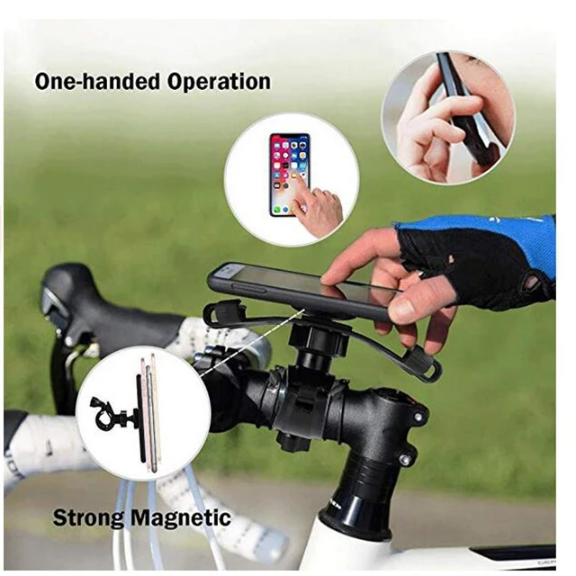 
2020 Magnet Bike Mount and Motorcycle Cell Phone Holder for any Smartphone GPS Mountain Road Bicycle Handlebar Cradle 2019 Magnet Bike Mount and Motorcycle Cell Phone Holder&nbsp; for any Smartphone GPS Mountain Road Bicycle Handlebar Cradle&nbsp;