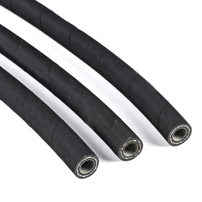 Black Nylon Surface Auto A/C PIpe Hose Refrigerator Truck Hose Made In China