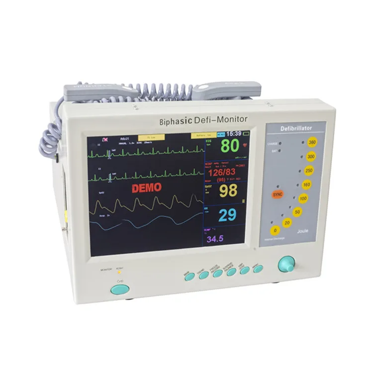 BT-8000B дешевый медицинский портативный дефибриллятор сердца монитор AED внешний дефибриллятор с кардиостимулятор цена