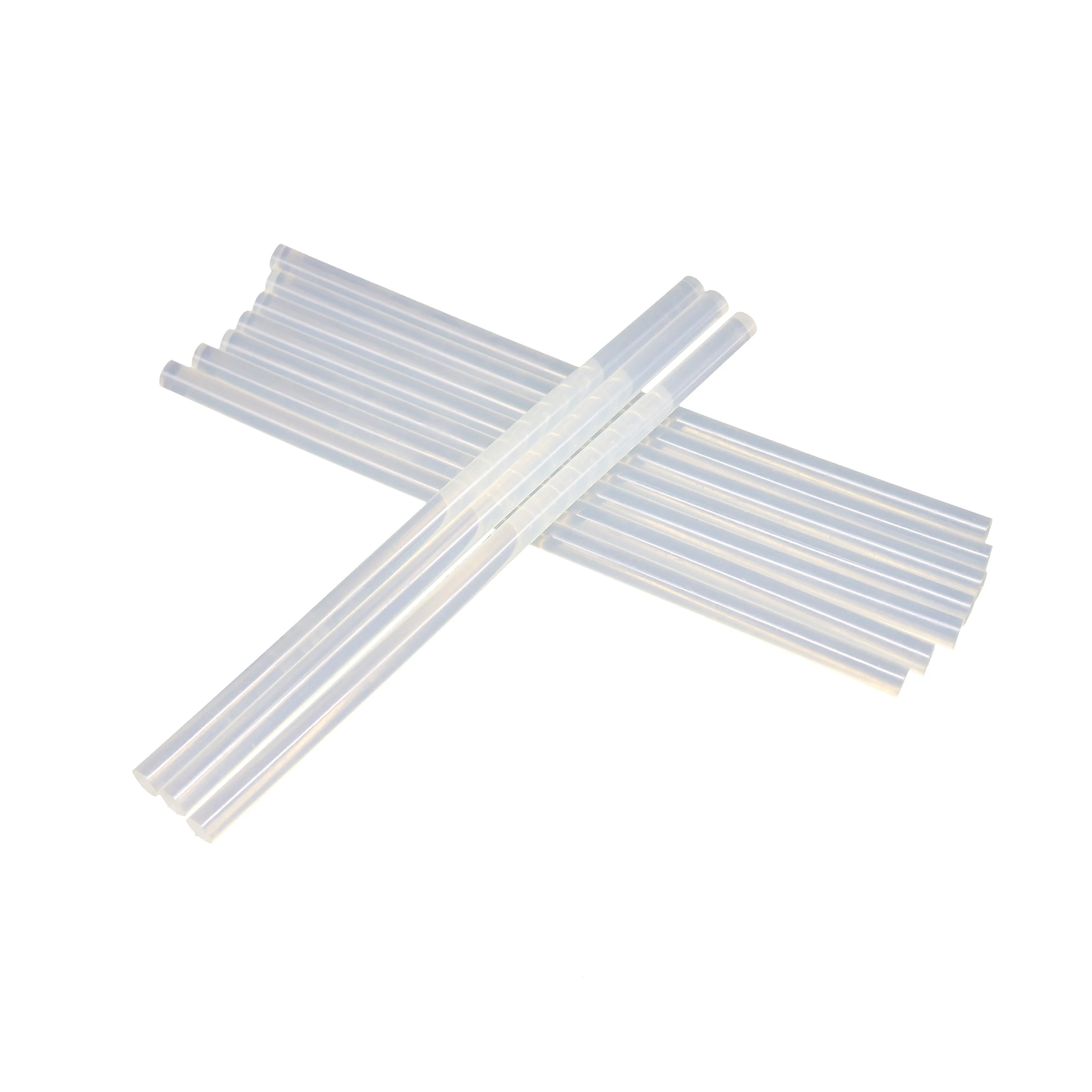 Factory Good Quality Transparent 7mm/11mm Silicone Hot Melt Glue Sticks For Electric Glue Gun