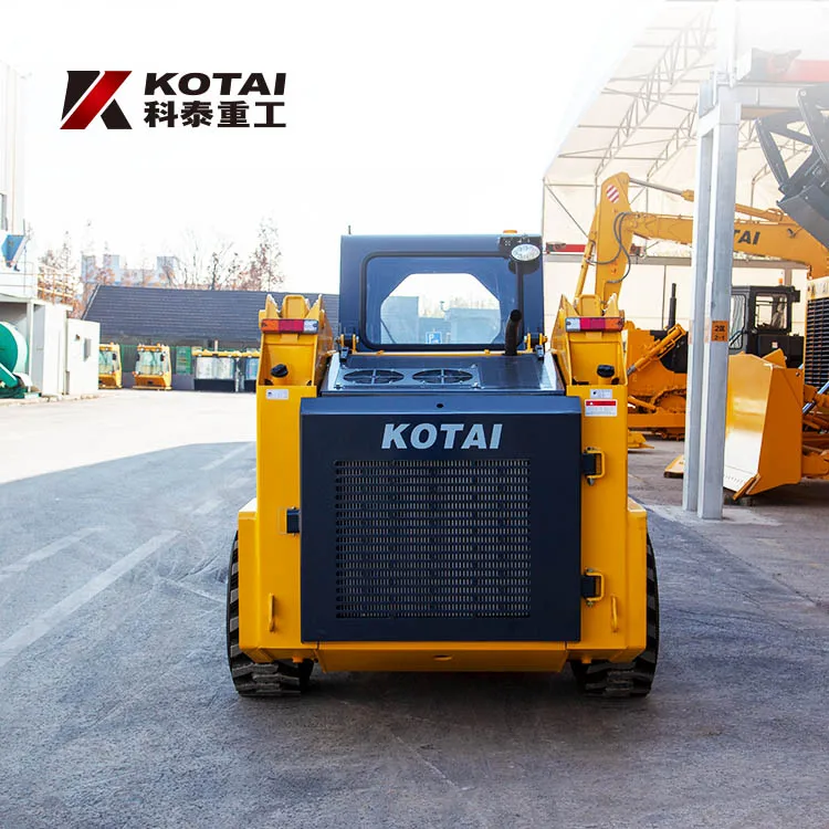 Quanchai KSL12A Skid Steer Loader 3.9Ton High Power Wheel Loader 4x4 65kW 2400kg Tipping Load Hot Selling with Attachments