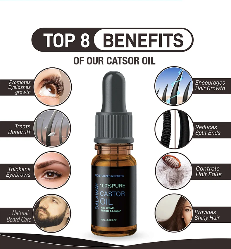 wholesale 100% pure castor oil for hair growth jamaican black castor oil
