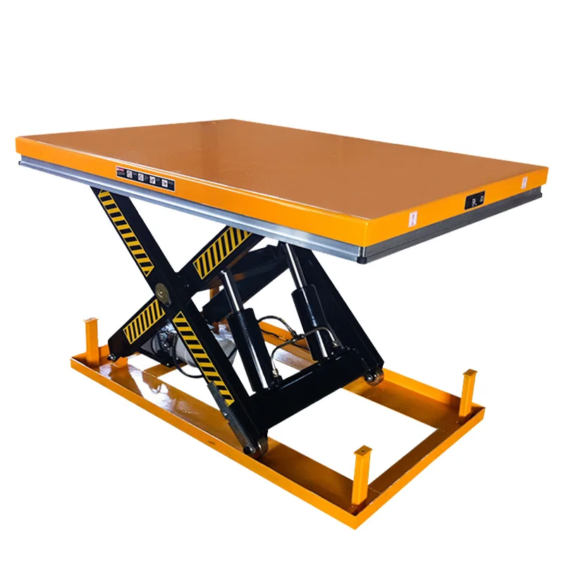 Hydraulic Electric Type 1t 2t 3t 4t 5t Portable Fixed Mechanical Stationary Scissor cargo Lift table warehouse cargo lift