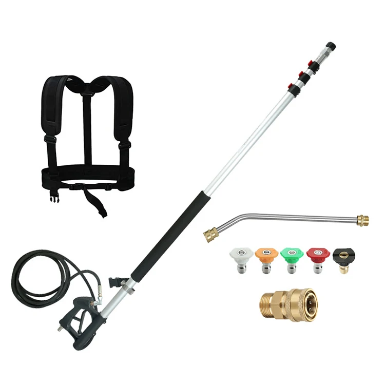 18 FT Roof Cleaner 4000 psi Telescoping Pressure Washer Wand Telescoping Lance Extension Wand
