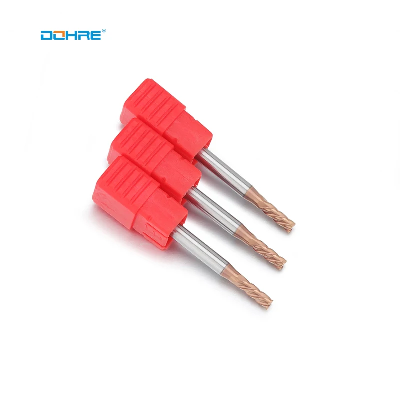 Dohre manufacturer low price 4 flutes carbide square cnc endmill cutter