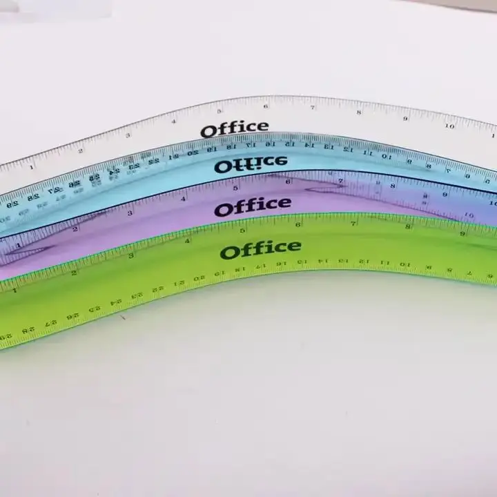 Funny Folding Plastic Straight and Scale Foldable Ruler Durable Plastic Tool