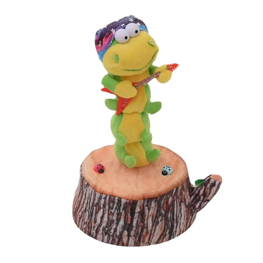 Электрическая игрушка плюшевая Поющая танцевальная животная декорация Плюшевая Кукла электрическая говорящая игрушка Поющая музыкальная игрушка для детей подарок