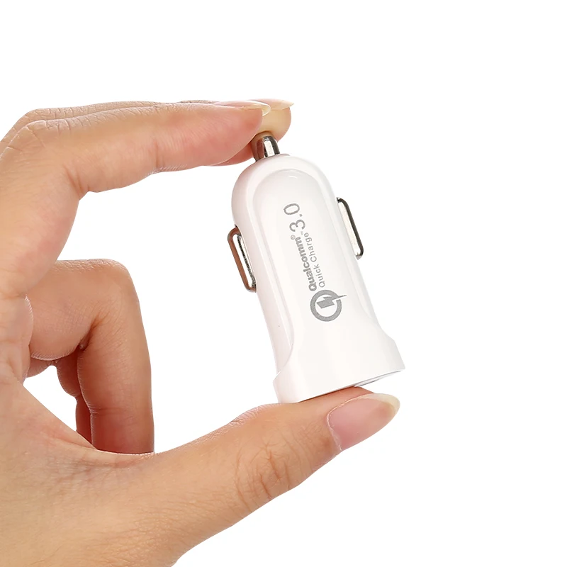 Somostel Portable Usb Car Charger Cargador De Coche QC3.0 Carga Rpida Con Luz LED USB
