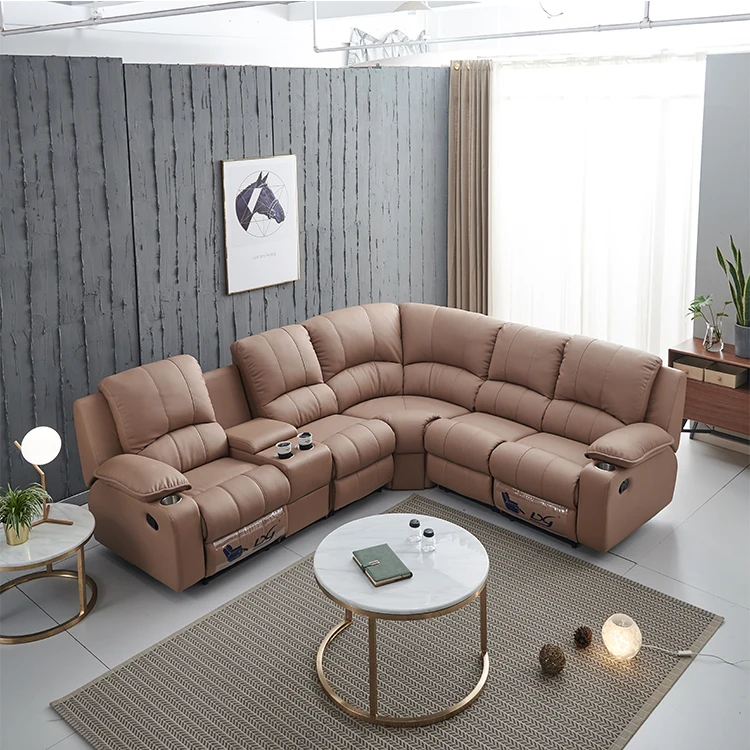 Luxury new design home theater couch living rooms furniture sectionals leather recliner sofas sets