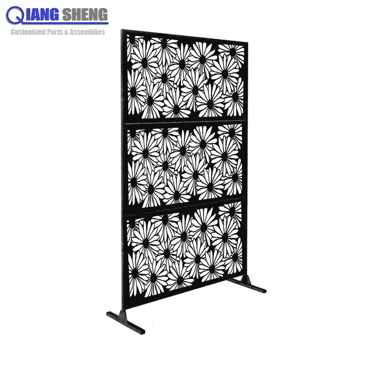 Custom Fashion Aluminum Panels Laser Cut Metal Screens Balcony Decorative Wall