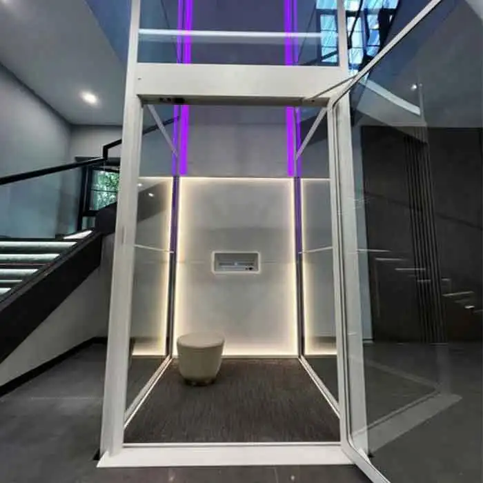 3 Storey residential home lift 2-4 Floors home elevator lift hydraulic residential lift small elevators for homes villa