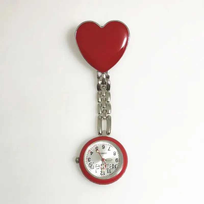 
New Style Luminous Clock Breast Nurse Watch Heart Hanging Pendant Nurse Watch Fashionable Luminous Pendant Hang Watch Gift 