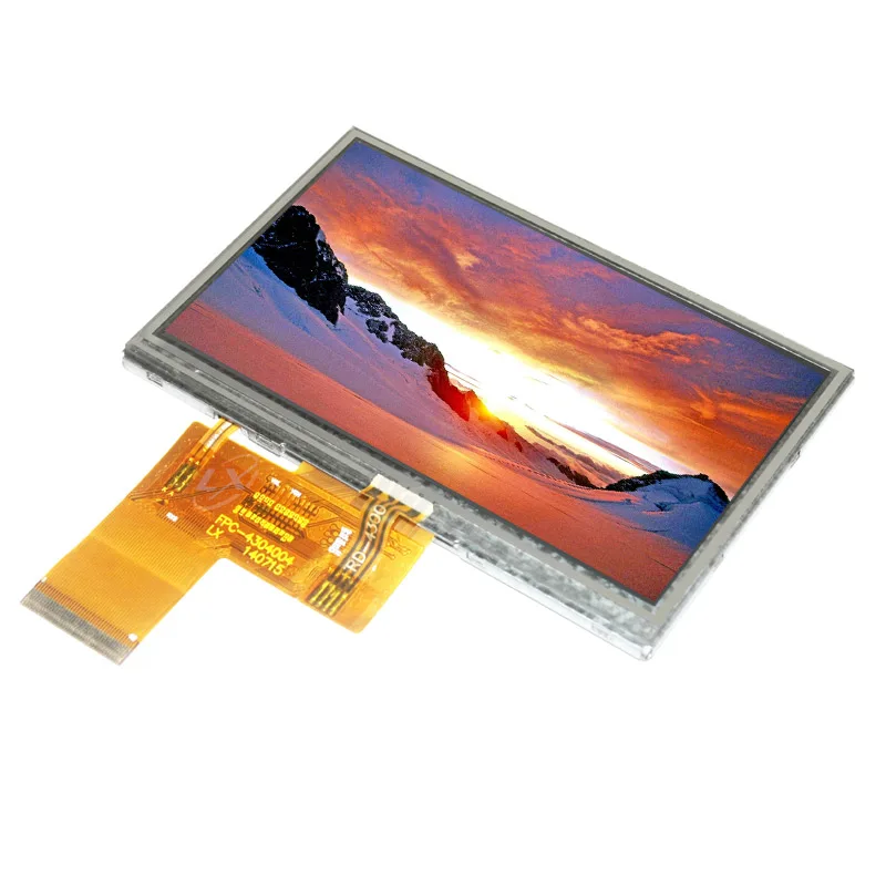 480*272 pixel 4.3inch 480*270 TFT LCD Display with Resistive Touch Panel