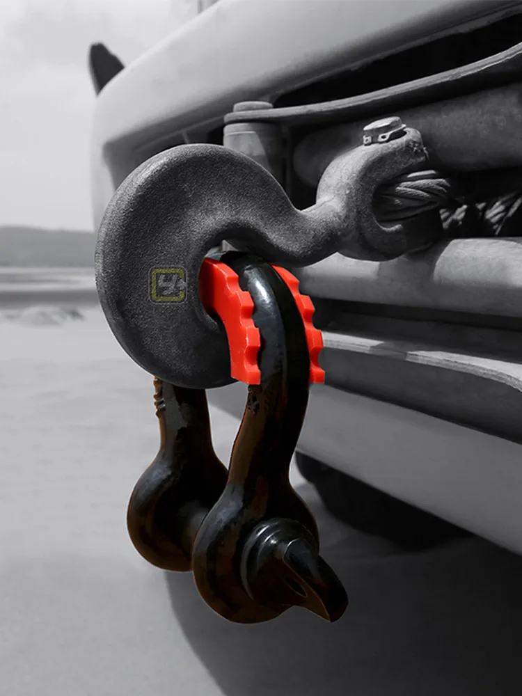 Высокопрочный U-крюк Буксировочный трос для внедорожника JEEP Wrangler декоративная Скоба буксировочный крюк типа США