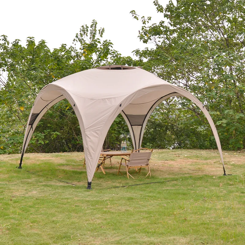 Outdoor sunshade camping rainproof portable awning tent camp large space sunshade canopy beach tent