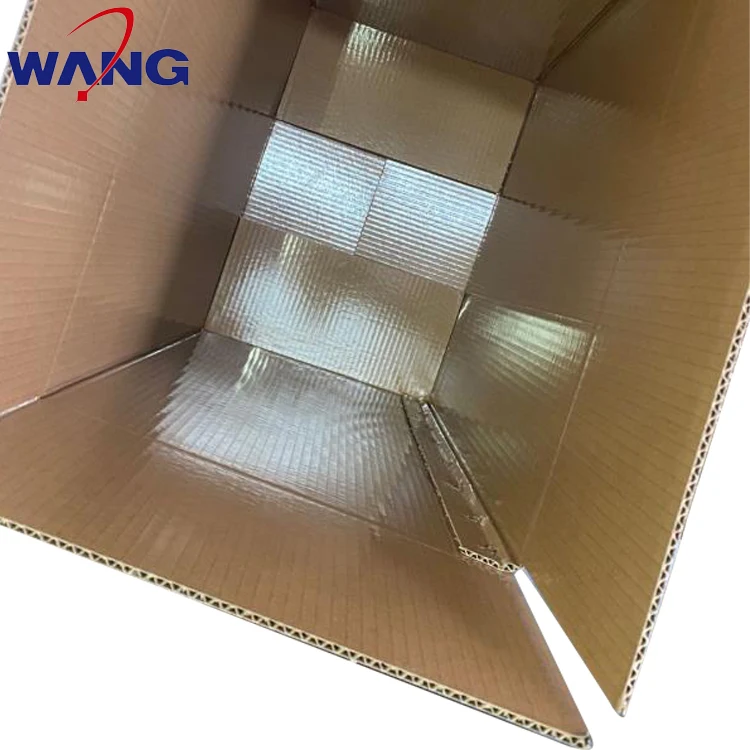 Waterproof cardboard box with double-sided film coating heavy logistics packing box