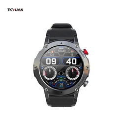 TKYUAN 2022 New 1.32inch 360*360 HD screen BT call Phone C21 Smart watch 128M Large Memory Sports Men Outdoor Sports Smartwatch