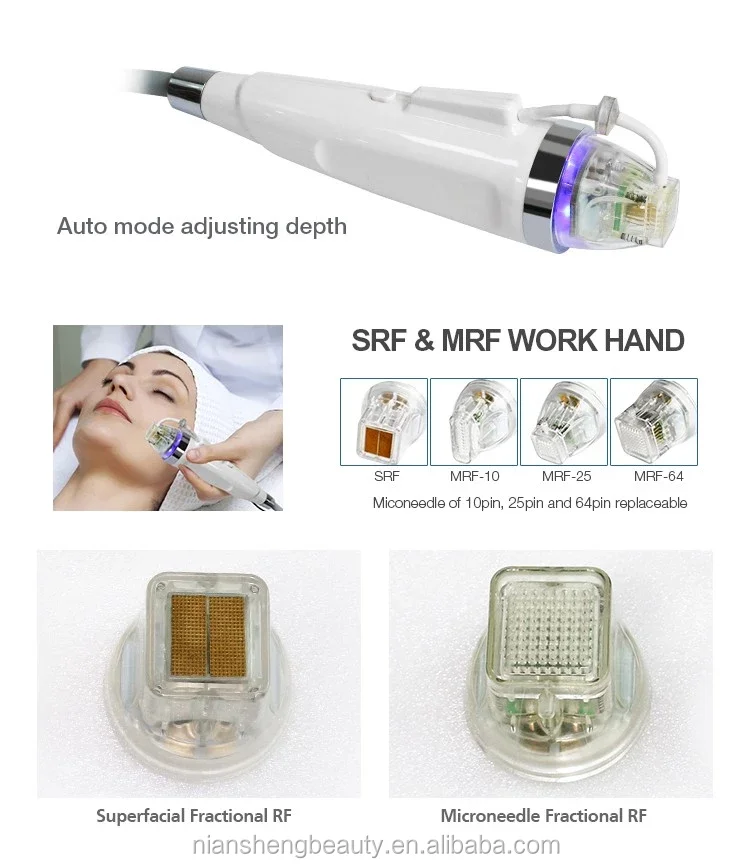 Niansheng Professional Fractional rf microneedling machine Microneedle Rf/Best Rf Skin Tightening Face Lifting Machine