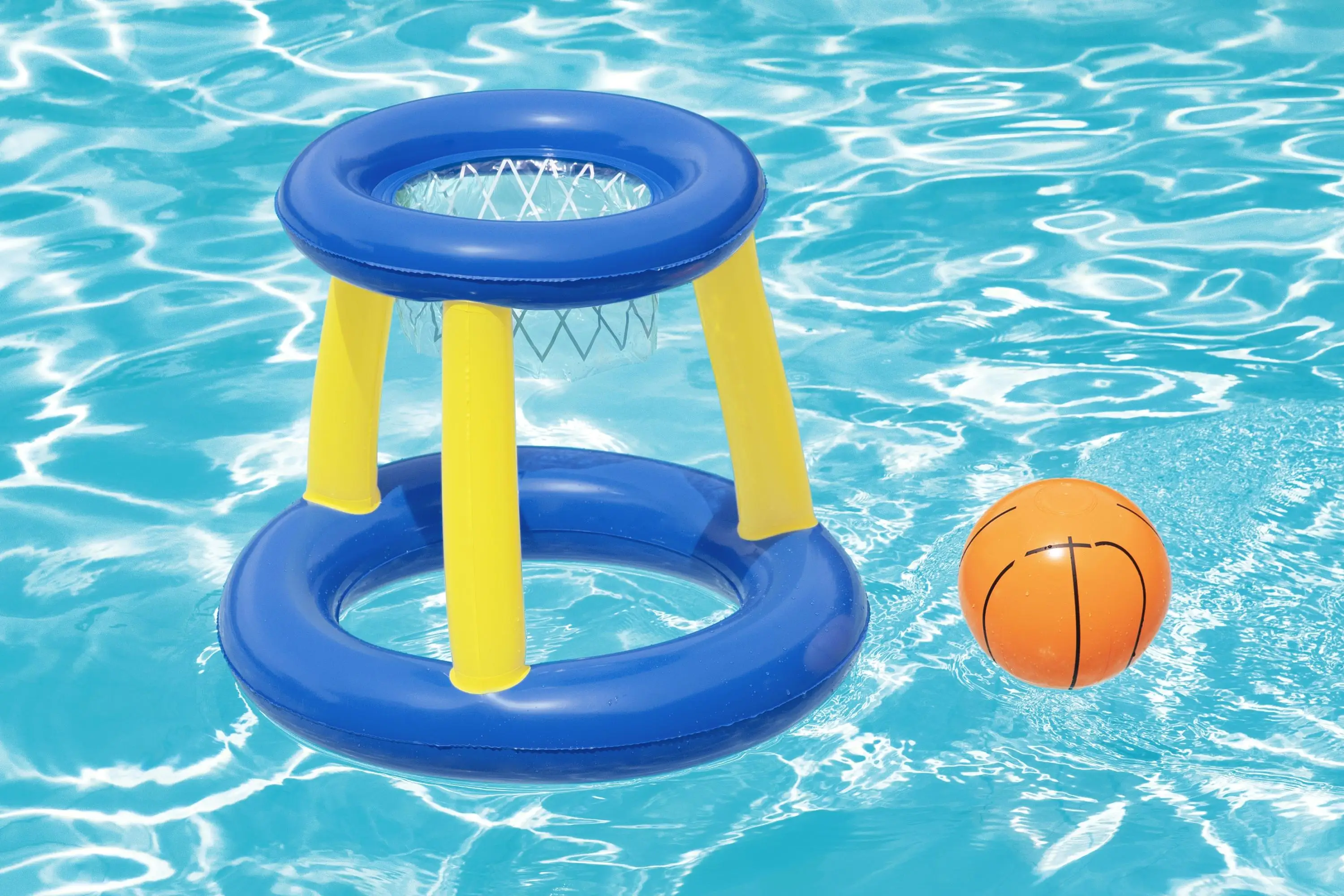 Water Basketball Hoop Game Center 2021 New Ball Toss Games Outdoor Toys Inflatable Pool water play