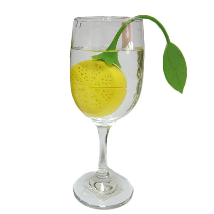 
Household lemon tea infuser food silicone fruit tea filter 