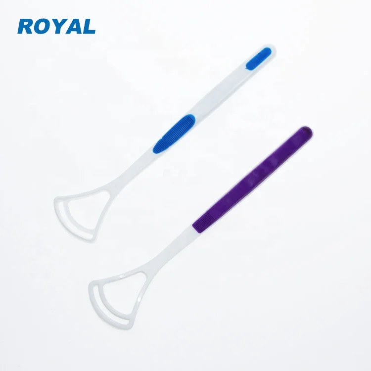 
Oral care plastic tongue cleaning scraper 