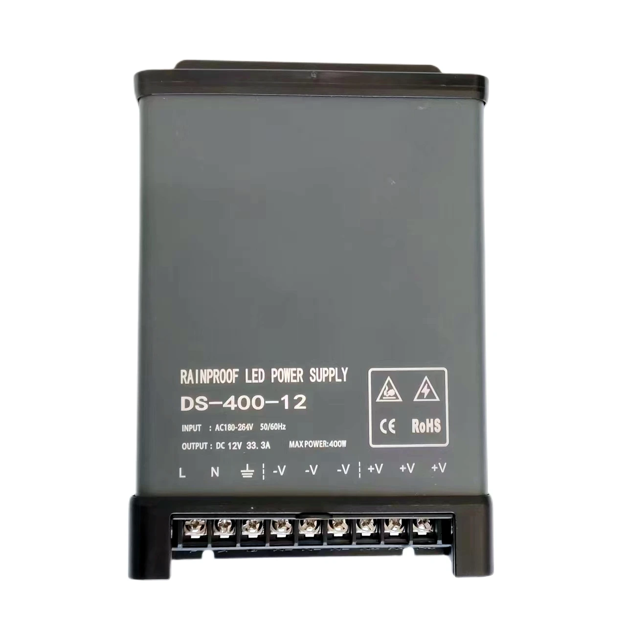 Cheaper price DC 12V 24v 200W 300W 400w 33A 25A 16.6A outdoor rainproof led switching power supply for outside led lights