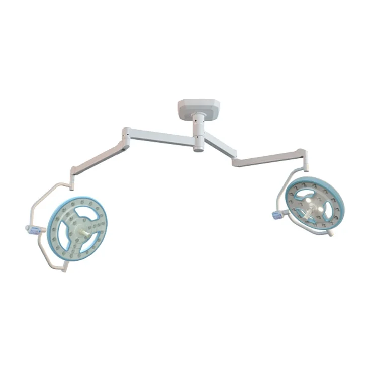 Surgical Light 140000 Lux Shadowless Operating Led Headlight Surgical Ot Lamp With Double Arm