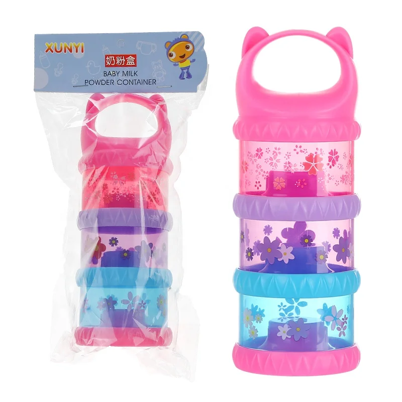 
Color milk powder box convenient printing three-layer cathead milk powder box 