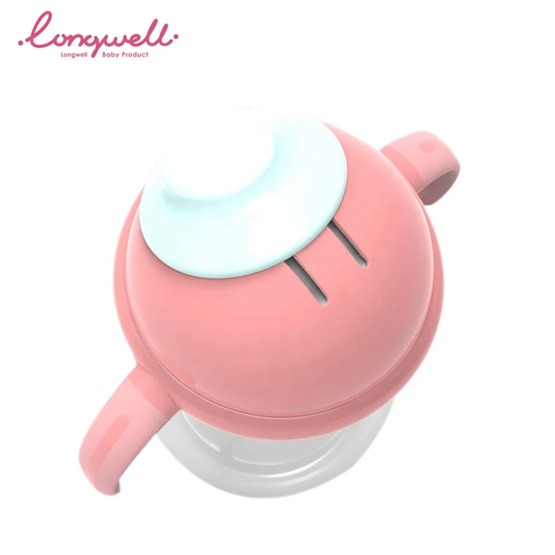 
Ningbo Longwell Baby Tritan Bottle Water Drinking Eco Value Flip-Straw Cup Handle Sipper BPA free personalized Water Bottles 