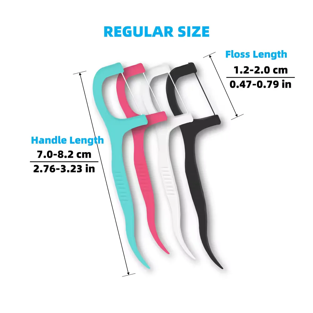 Factory Price Biodegradable Adult Women Kids Dental Floss Pick, Oral Care Teeth Cleaning Dental Floss