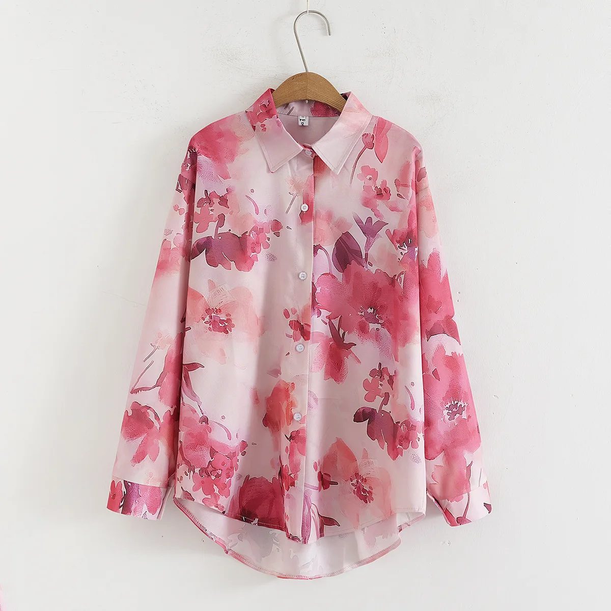 New Fashion Stylish Women Shirt Loose Fit Casual Lady Shirt Customized