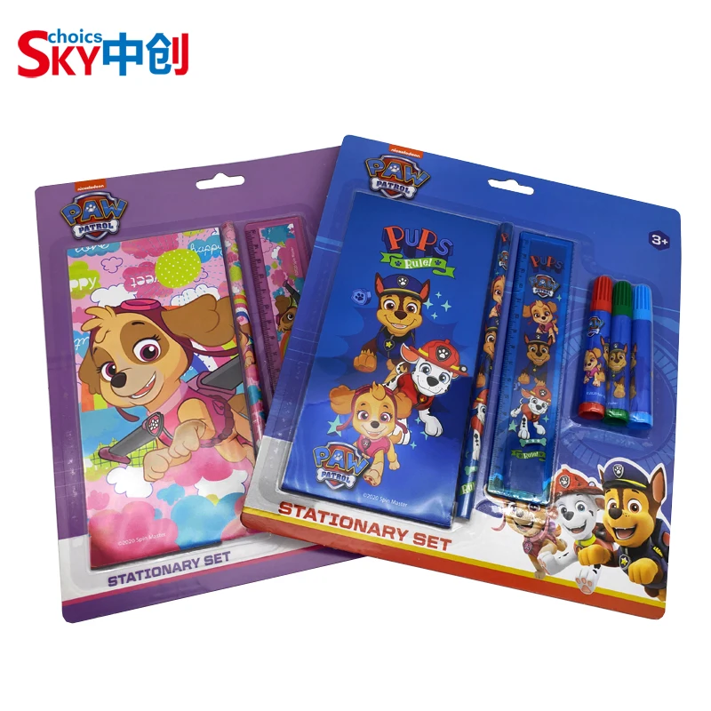 Promotion Gift Crayon Pen & Notepad , School supplies Stationery Set