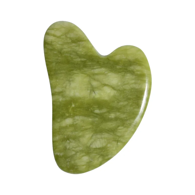 Manufacturer best face roller Xiuyan natural high quality jade roller and gua sha stone set portable guasha face massage tools