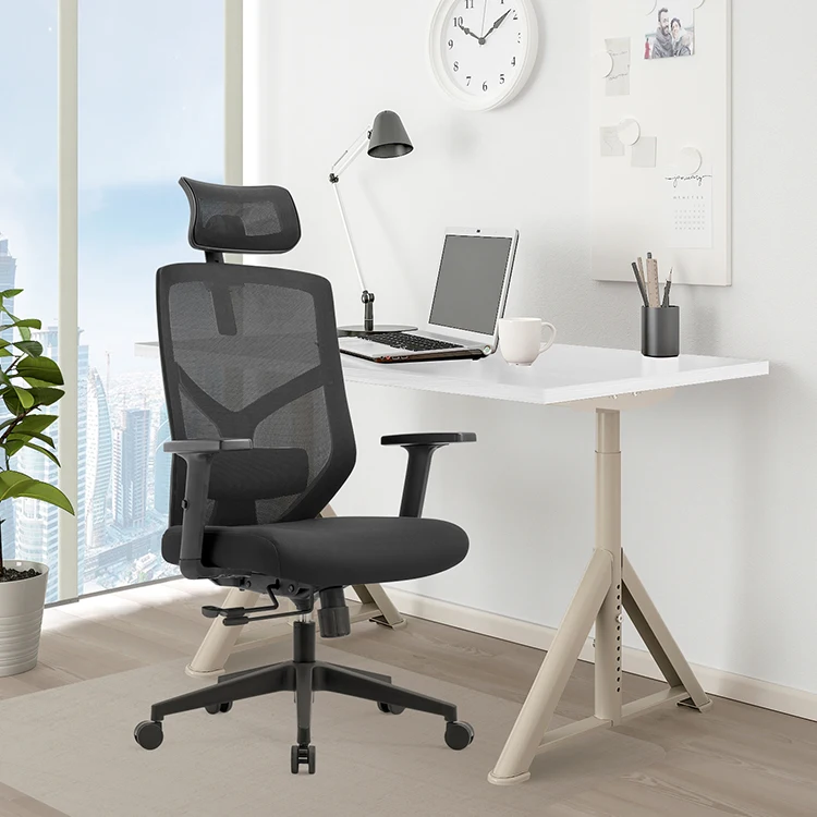 NOEL Hot Sale High Quality Office chairs  high back full mesh chair  with adjustable headrest ergonomic office chair