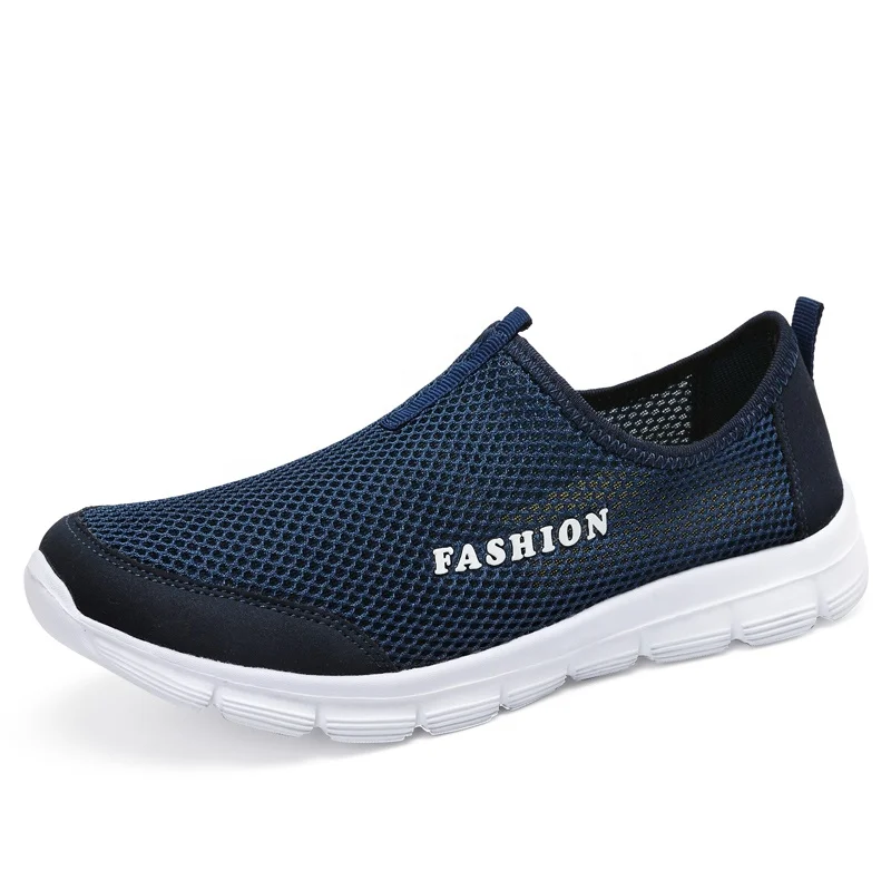 
2020 Summer Breathable Mesh Sneakers Men Shoes Comfortable Slip On Male Shoes Loafers Casual Walking Footwear 