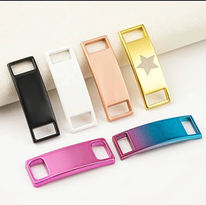 custom logo wholesale custom printed blank shoelace charms buckle