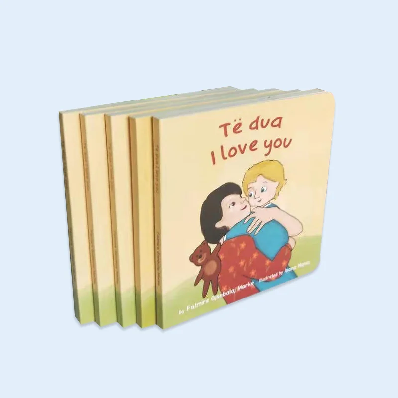 Kid story book cardboard book German and English