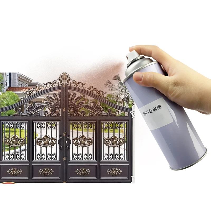 Anti theft door  repair paint self painting iron railing refurbishment color change bronze bronze paint bru