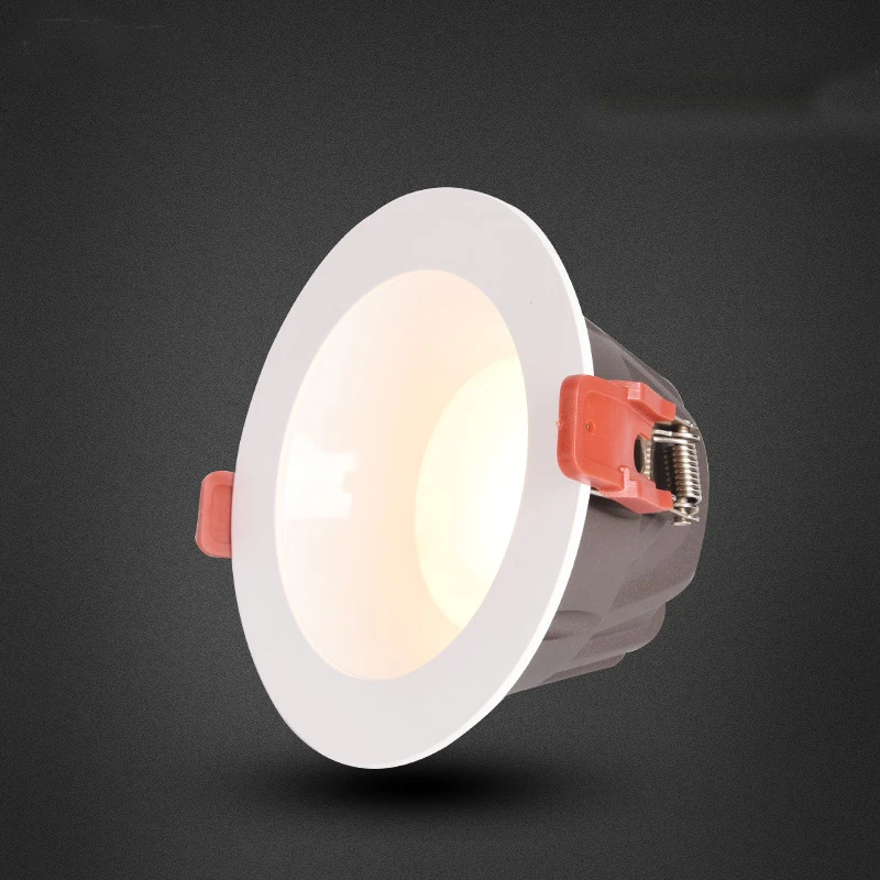 Глубокий антибликовый Европейский Встраиваемый светодиодный потолочный светильник 2 5 дюйма 3 4 дюймов 6 8 Светодиодный точечный с COB защитой от запотевания