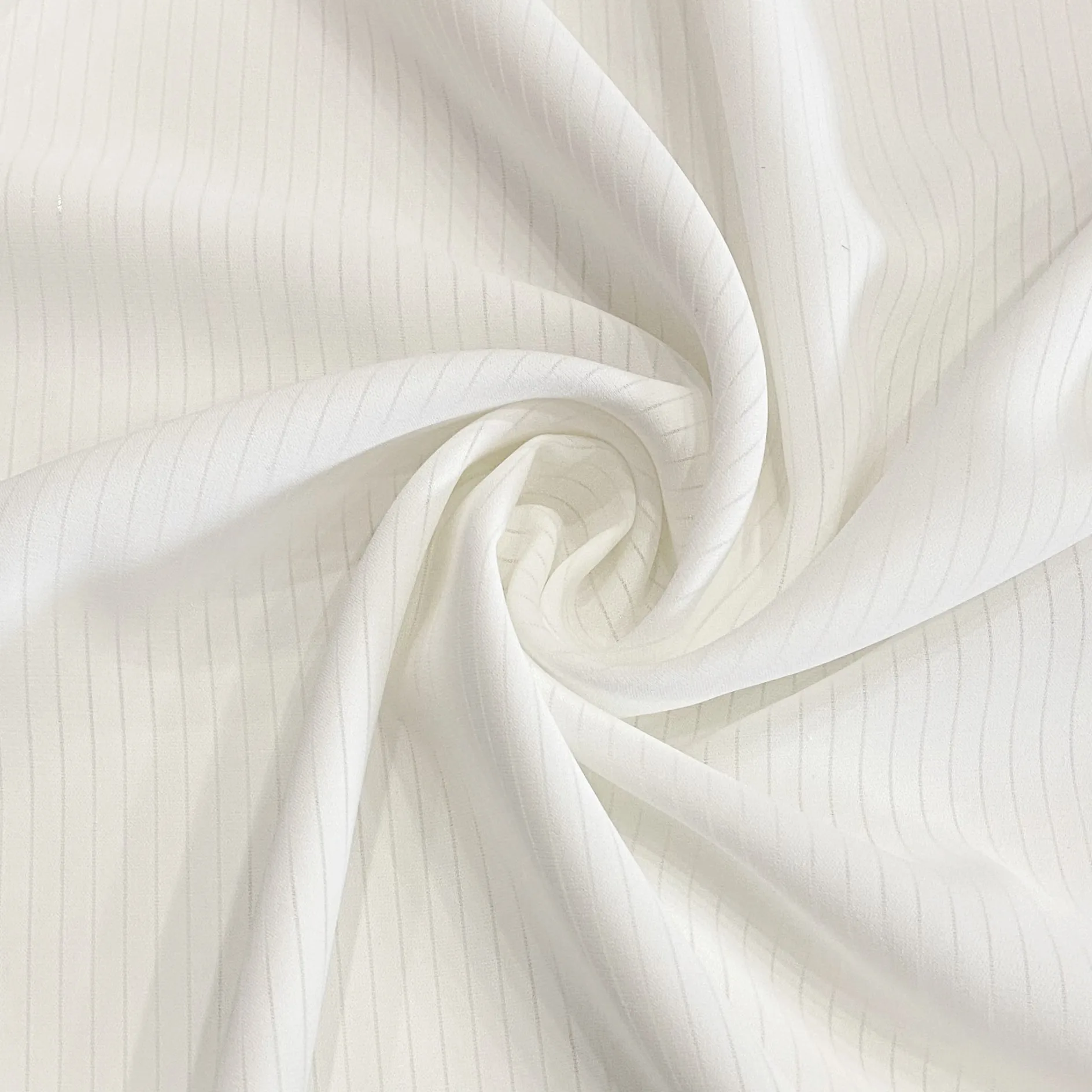 wholesale  100% polyester  stripe burn out SPH fabrics for dresses