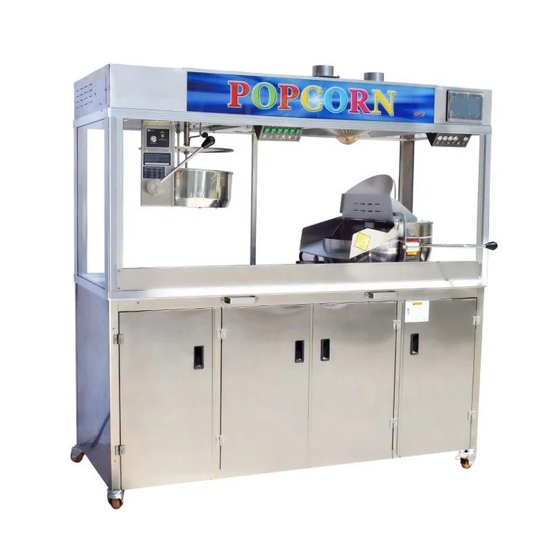 XFD Brand Popcorn Machine Top Supplier Suspended DUAL kettles 32oz 48oz 52oz Cinema Popcorn Machine for Concession