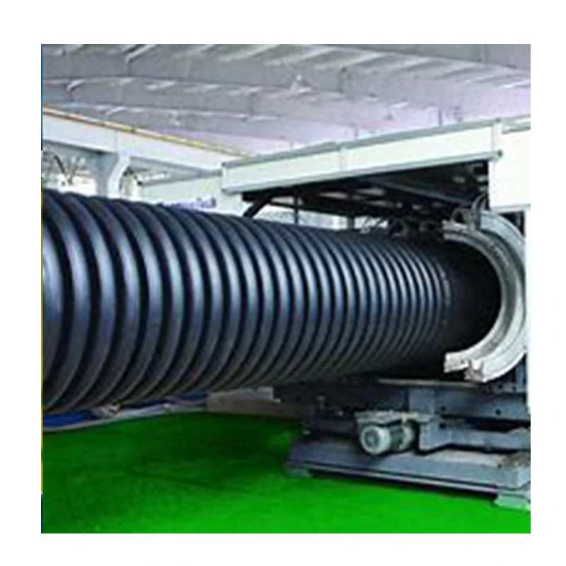 HDPE material black plastic drain culvert 2 4 inches HDPE Twin Wall Corrugated Tubes for Subsoil Drainage sewage pipe