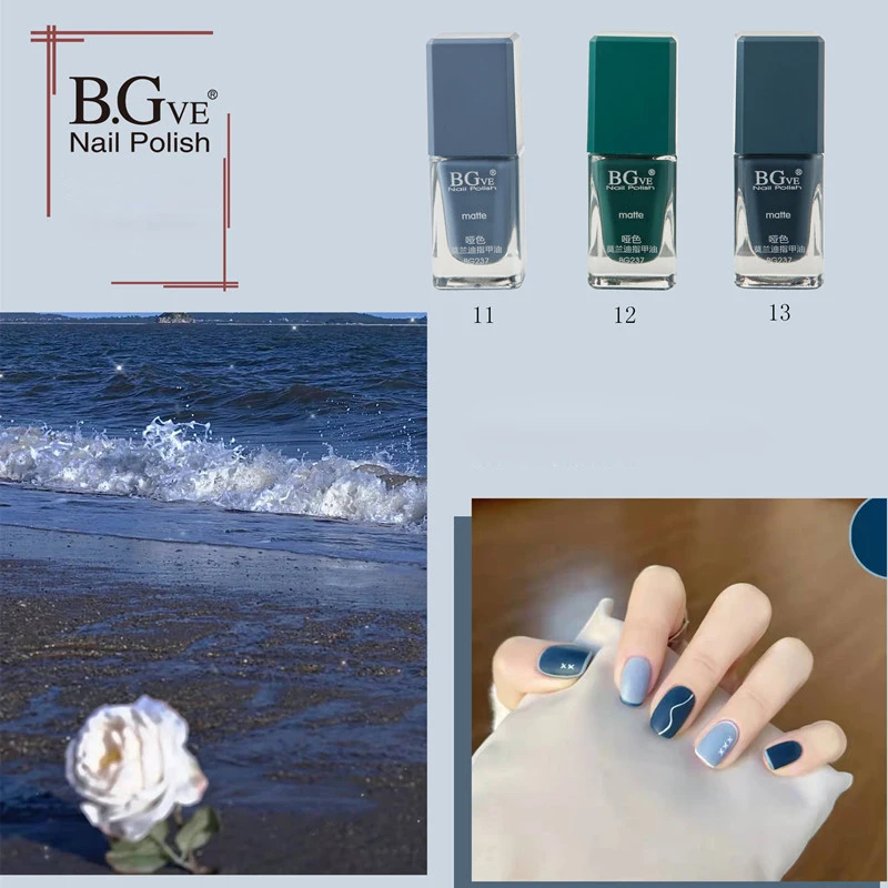 Simple Matte Nail Polish Gel for Women Girls Decoration Tools 8ml Cheap Nude Frosted Nail Polish