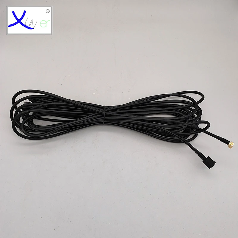 DAB+ Car radio aerial Fakra to SMB female adaptor cable 10m for pure Highway