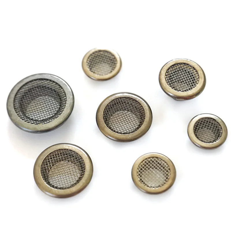 Fancy Fashion Round Brass Fastener Mesh Eyelet Grommets Custom Brass Rustproof Air Hole 22mm Mesh Eyelet